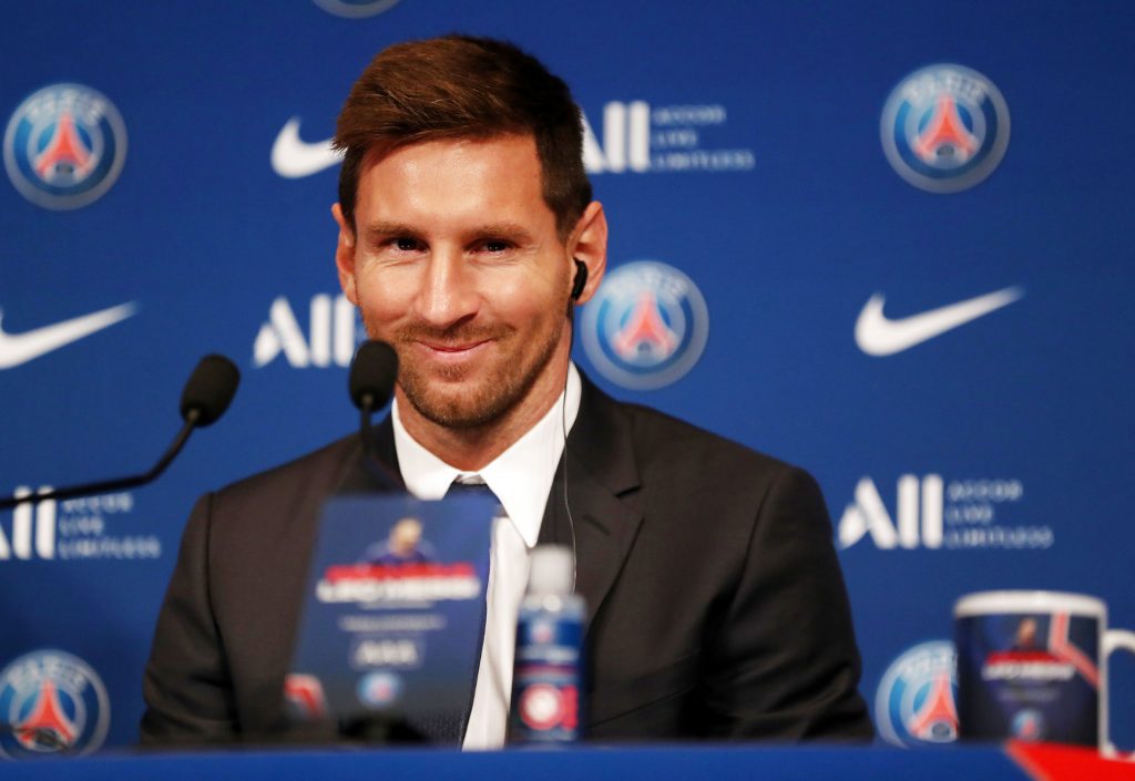 Lionel Messi præsenteres i Paris Saint-Germain
